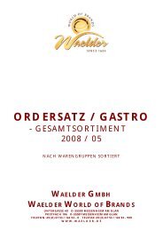 ORDERSATZ / GASTRO - Gastronomie Service Dahmen GmbH