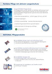 Bestellschein Rational Pflegeprodukte - Gastronomie Service ...