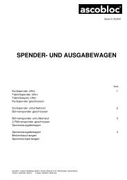 Spender- und Ausgabewagen - Gastronomie Service Dahmen GmbH