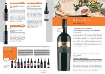 12 Klasse-Weine aus Italien - September 2011 (PDF