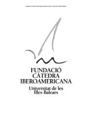 Fundació Càtedra Iberoamericana de la Universitat de les Illes ...