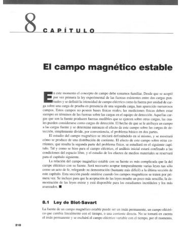 El Campo Magnético Estable.