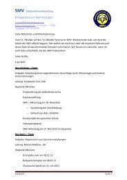 SMV Infobrief _Projekte1213 - Kreisgymnasium Bad Krozingen