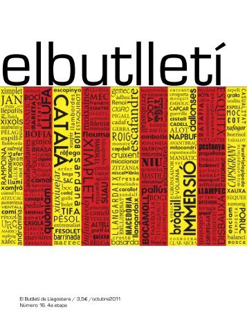 El Butlletí de Llagostera / 3,5€ /octubre2011 Número 16. 4a etapa