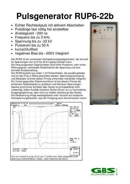 RUP 6-22b - GBS Elektronik GmbH