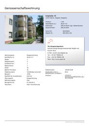 Genossenschaftswohnung - Baugenossenschaft Steglitz