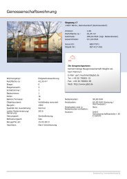 Genossenschaftswohnung - Baugenossenschaft Steglitz