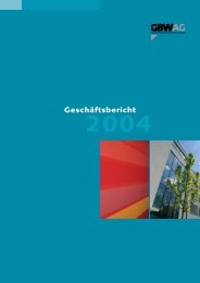 Geschäftsbericht 2004 - GBW Gruppe