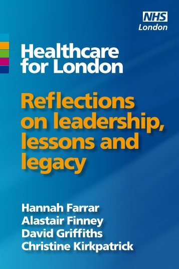 Reflections on leadership, lessons and legacy