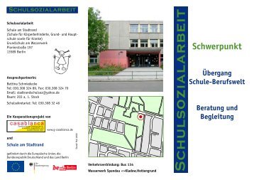 'Schulsozialarbeit' Schule am Stadtrand