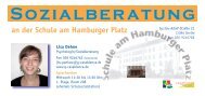 Infokarte 'Sozialberatung an der Schule am Hamburger Platz