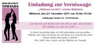 Einladung zur Vernissage Einladung zur Vernissage