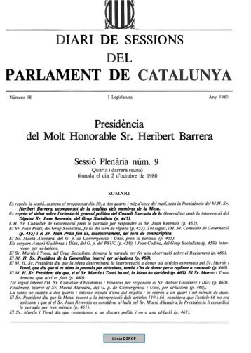 que - Parlament de Catalunya