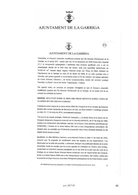 ACTA DE LA SESSIÓ ORDINÀRIA DEL PLE DE L'AJUNTAMENT ...