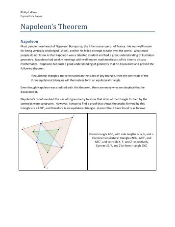 Napoleon's Theorem