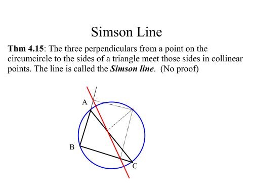 Advanced Euclidean Geometry