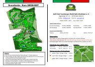 Scorekarte: Kurs GRÜN-ROT - im Golf Club Teutoburger Wald