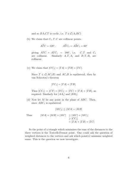 2. Equilateral Triangles