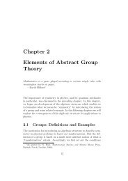 Chapter 2 Elements of Abstract Group Theory