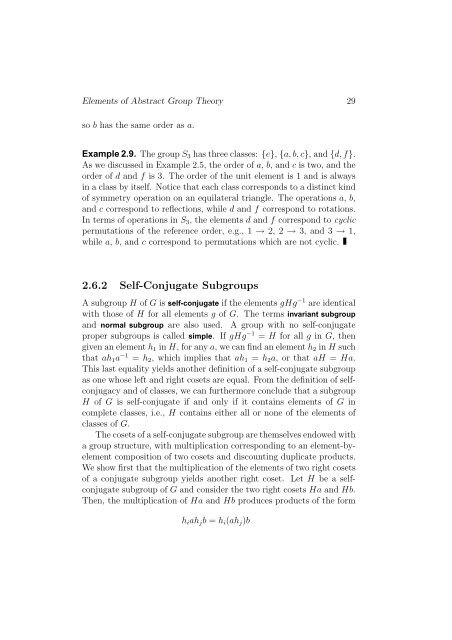 Chapter 2 Elements of Abstract Group Theory