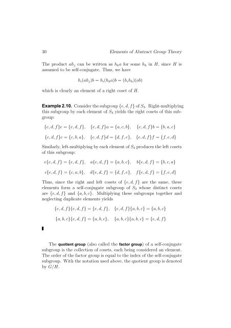 Chapter 2 Elements of Abstract Group Theory