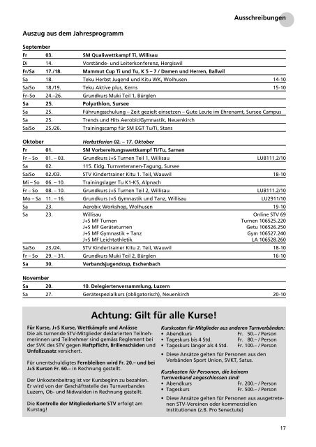 inform - TURNVERBAND Luzern, Ob- und Nidwalden