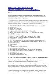 ELECTRICIDAD BASICA PARA AEROMODELISMO. (y lo ... - webaero