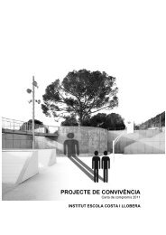 Projecte de convivència del Costa i Llobera - costaillobera.org