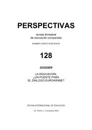 PERSPECTIVAS 128 - International Bureau of Education - Unesco