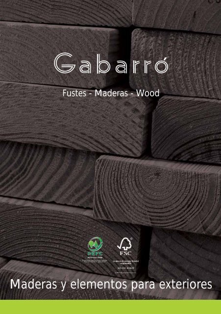 Maderas y elementos para exteriores - Gabarró