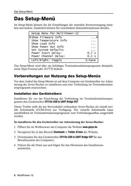 G&D MultiPower-12 - Guntermann und Drunck GmbH