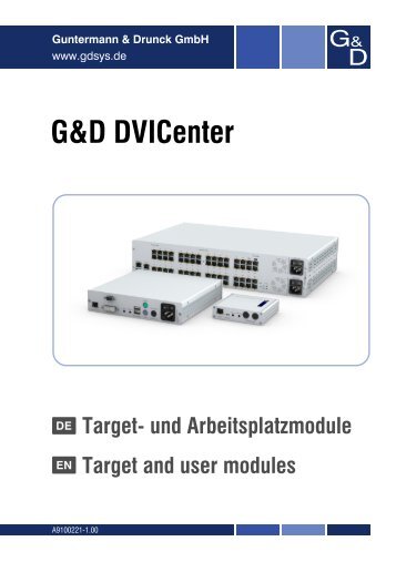 G&D DVICenter - Guntermann und Drunck GmbH