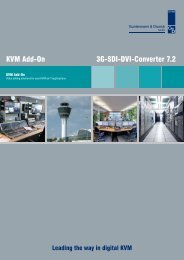 3G-SDI-DVI-Converter - Guntermann und Drunck GmbH
