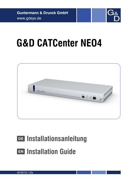 CATCenter NEO4 - Guntermann und Drunck GmbH