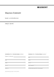 Mapress Edelstahl - Geberit