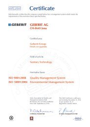 SQS - Geberit International AG