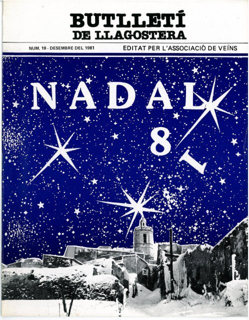 Desembre 1981 - Arxiu - LLAGOSTERA