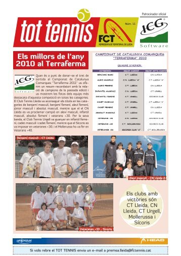 Nº 11 - Federació Catalana de Tennis