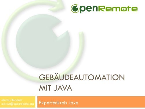 GEBÄUDEAUTOMATION MIT JAVA - Gedoplan