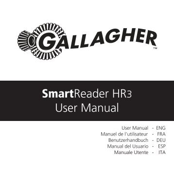 3E0820 SmartReader HR3 User Manual - multi ... - Gallagher.eu