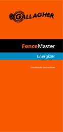 FenceMaster Energizer - Gallagher