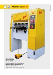 Abkantpresse GB 28 - Gelber-Bieger GmbH
