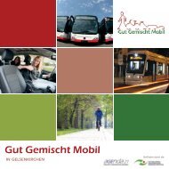 Broschüre Gut gemischt mobil - Stadt Gelsenkirchen