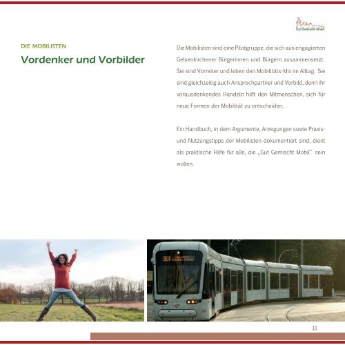 Broschüre Gut gemischt mobil - Stadt Gelsenkirchen