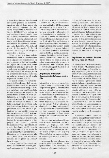 revista de telecomunicaciones de alcatel - Archivo Digital del COIT