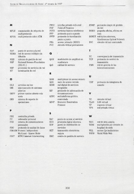 revista de telecomunicaciones de alcatel - Archivo Digital del COIT