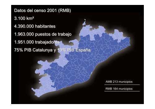 Potencial de planeamientro de la Región Metropolitana de Barcelona