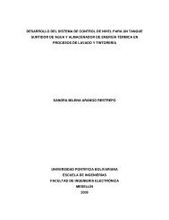 1 desarrollo del sistema de control de nivel para un tanque surtidor ...