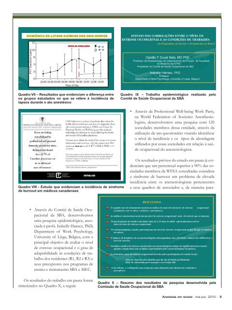 Maio/Junho - Sociedade Brasileira de Anestesiologia