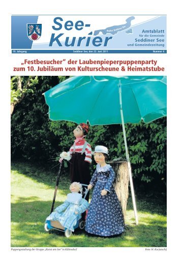 AMTSBLATT für die Gemeinde Seddiner See